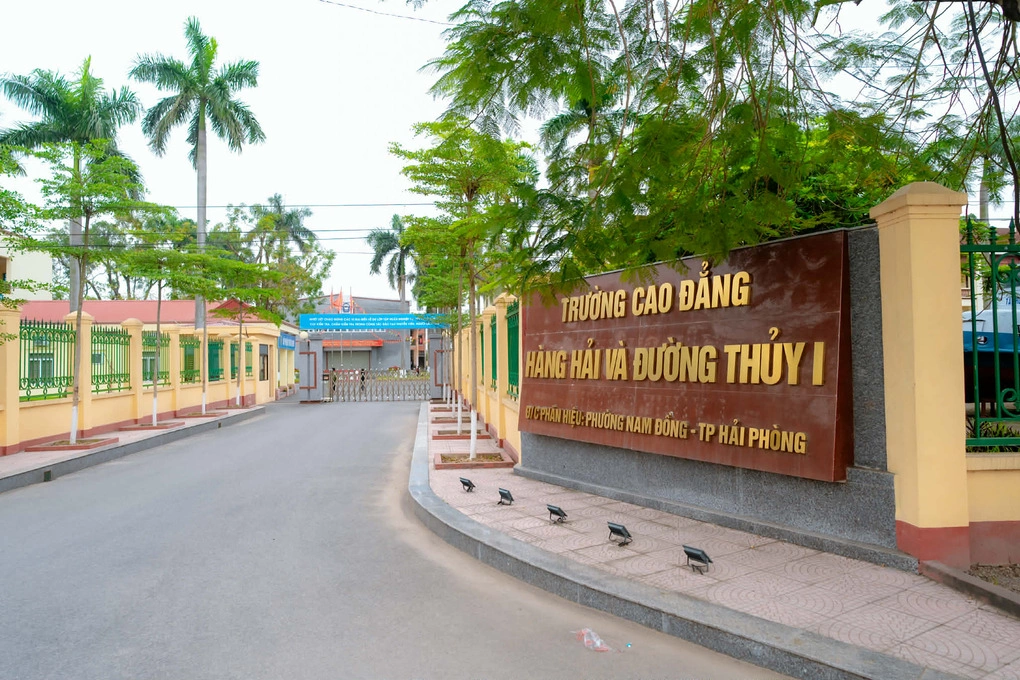Cơ sở 2 trường Cao đẳng Hàng hải và Đường thủy I. Ảnh: Nhà trường cung cấp