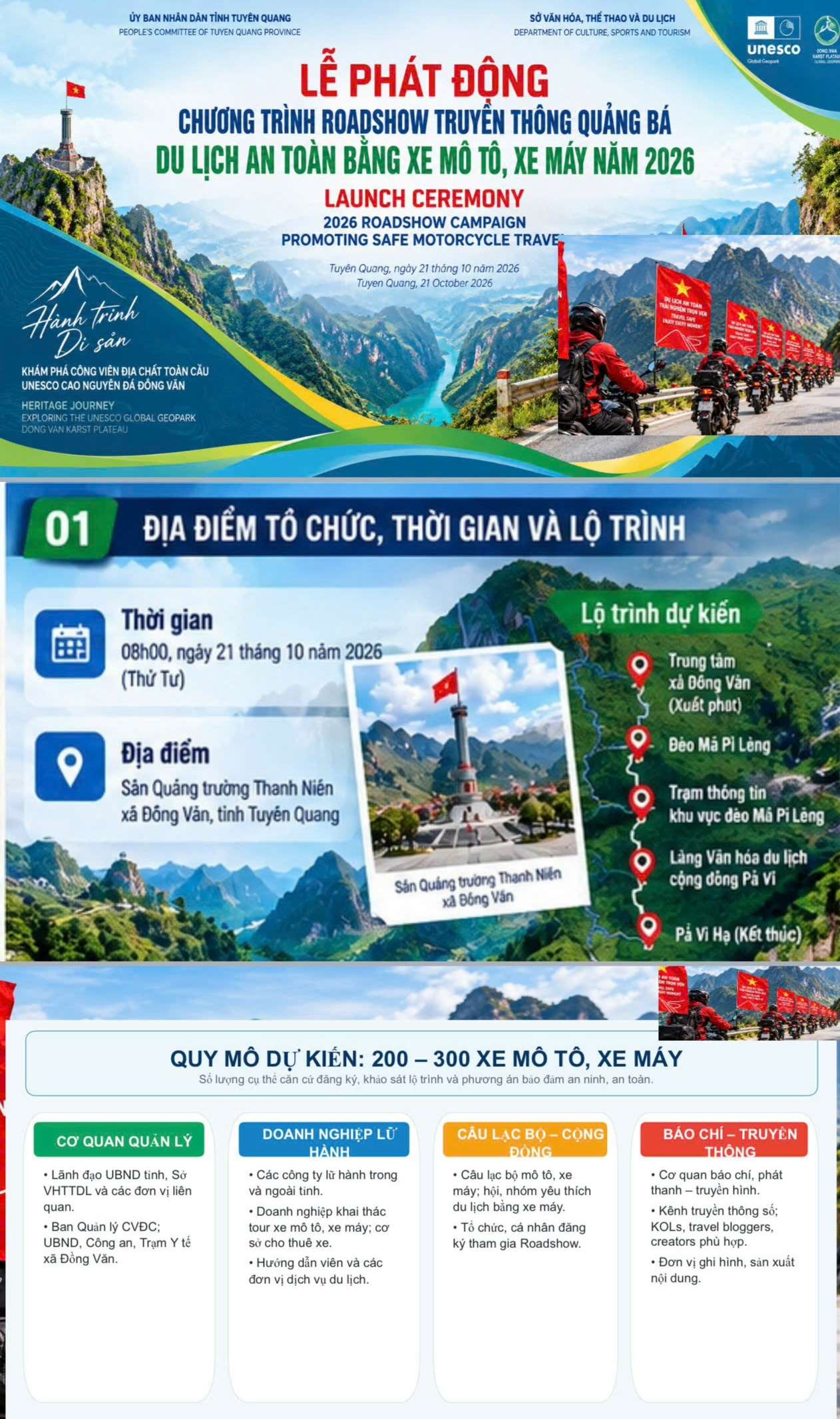 Cao nguyên đá Đồng Văn sẵn sàng cho Roadshow quảng bá du lịch an toàn - Ảnh 1