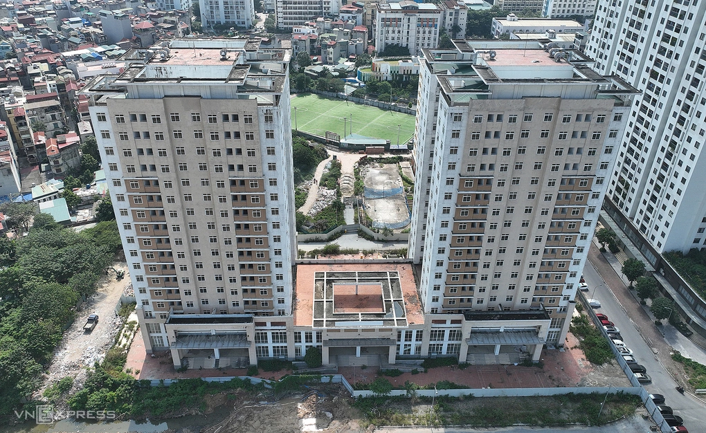 Khu tái định cư Xuân La phục vụ xây dựng khu đô thị mới Tây Hồ Tây. Ảnh: Ngọc Thành