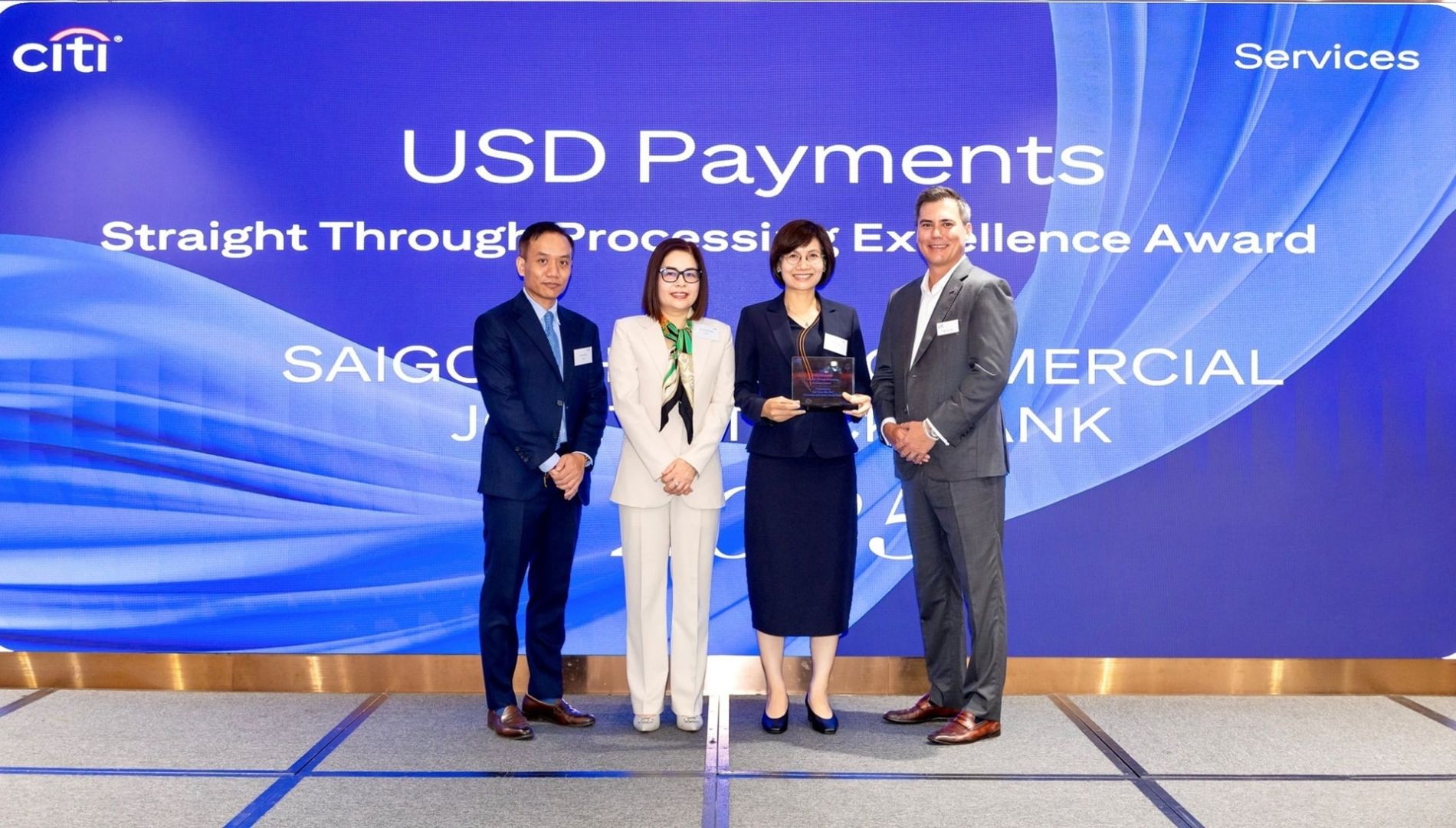 SHB nhận giải thưởng chất lượng thanh toán quốc tế xuất sắc STP Award từ Citibank - Ảnh 1