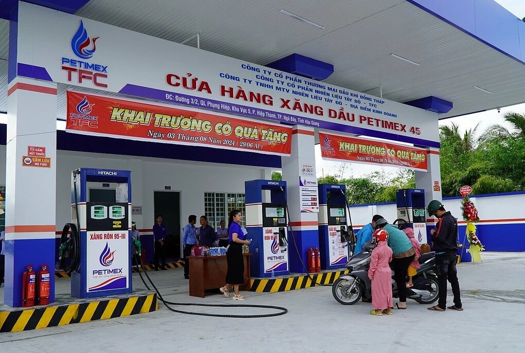 Một trạm xăng dầu của Petimex. Ảnh: Petimex