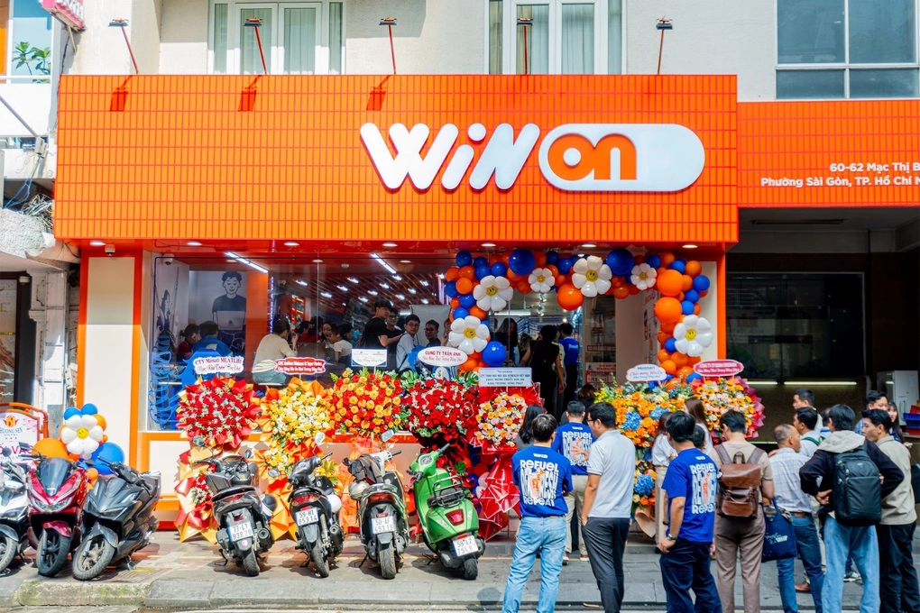 Bên ngoài cửa hàng tiện lợi của Masan trên đường Mạc Thị Bưởi, TP HCM. Ảnh: MSN