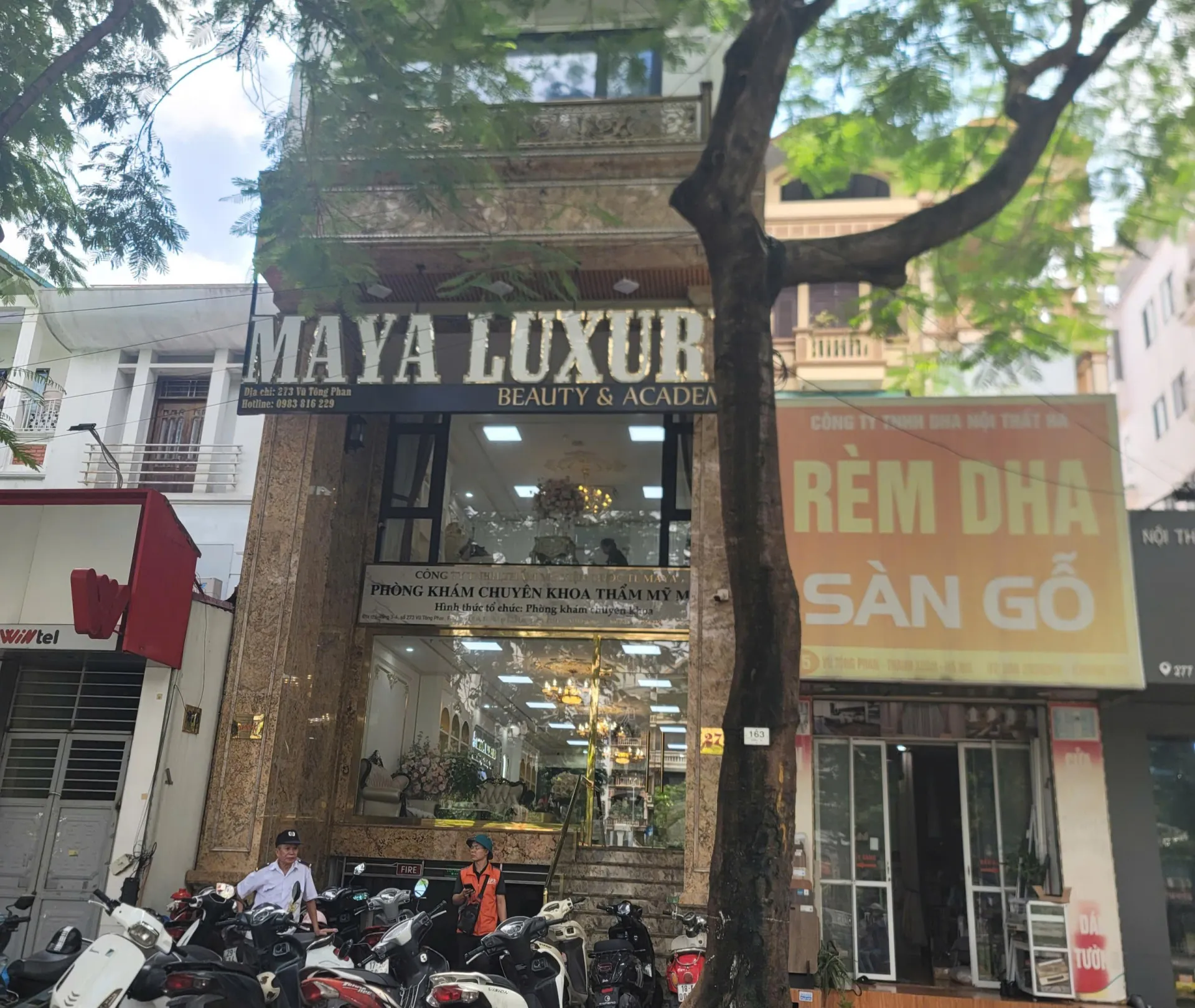 Phòng khám chuyên khoa thẩm mỹ MAYA số 273 Vũ Tông Phan. m1