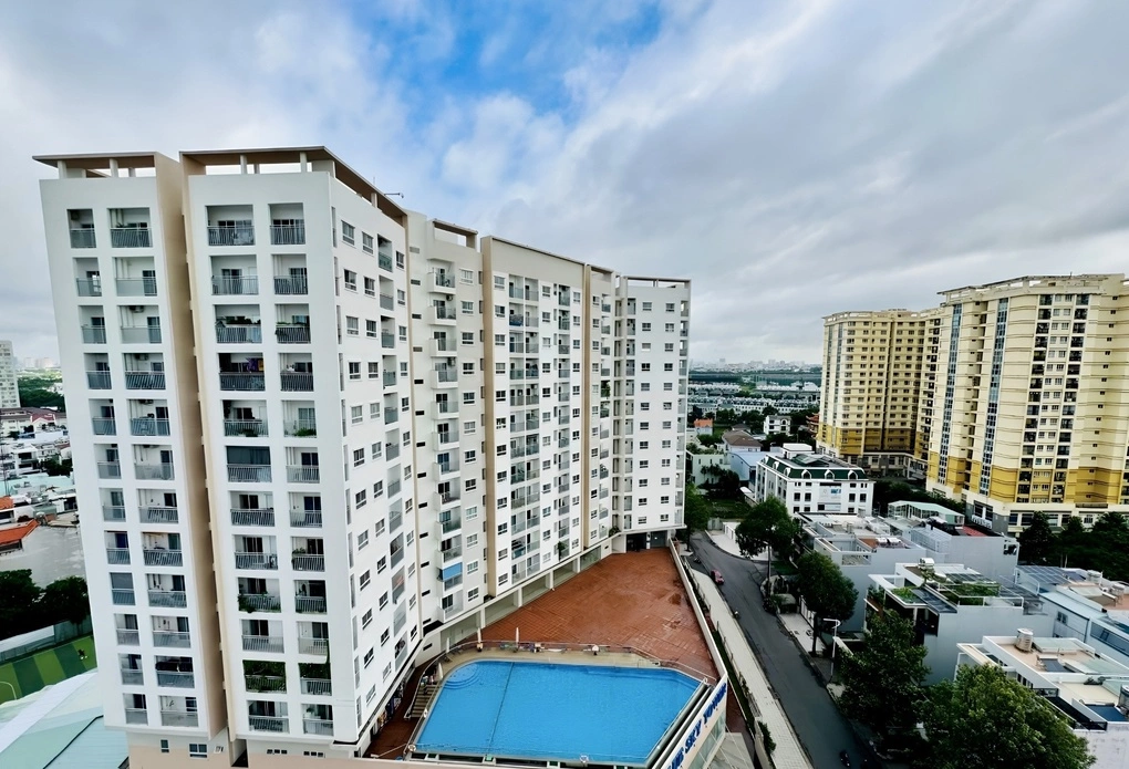 Chung cư nhà ở xã hội tại phường Bình Trưng, TP HCM. Ảnh: Minh Long