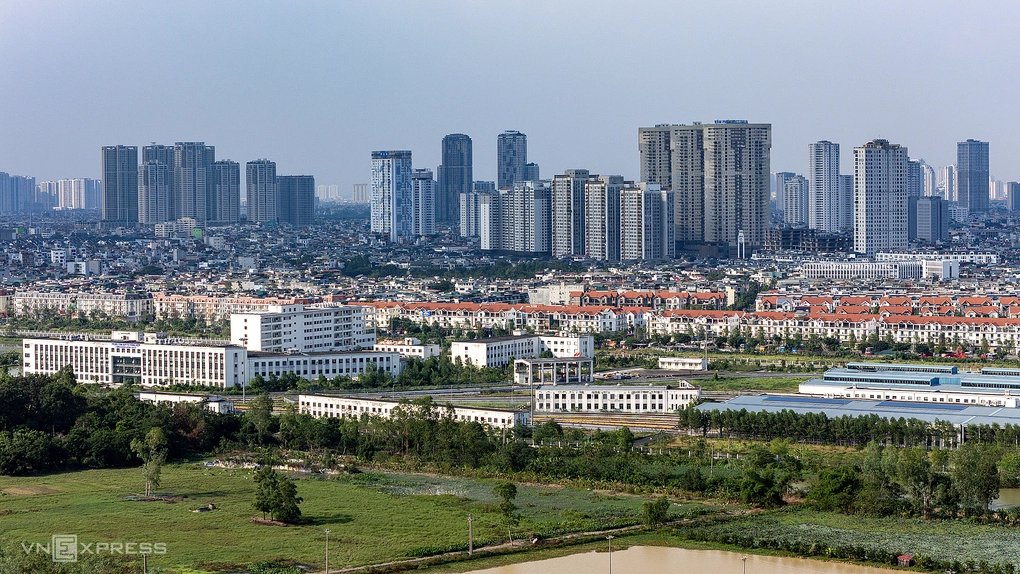 Bất động sản phía tây Hà Nội. Ảnh: Giang Huy