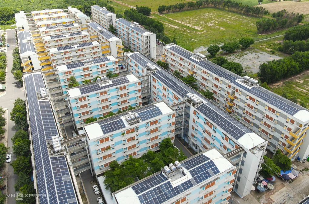 Khu nhà ở xã hội Định Hòa tại khu vực tỉnh Bình Dương cũ, nay là TP HCM. Ảnh: Quỳnh Trần