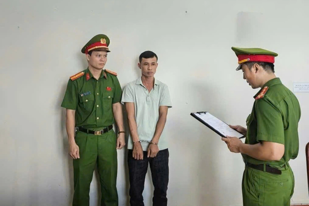 Nguyễn Chí Công khi bị bắt. Ảnh: Khanh Huynh
