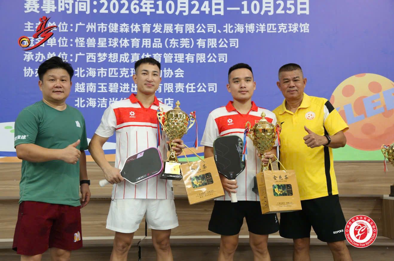 Việt Nam nhất toàn đoàn tại giải Pickleball Bắc Hải mở rộng 2026 - Ảnh 3