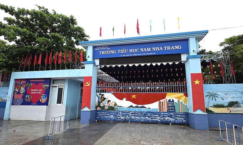 Trường tiểu học Nam Nha Trang, Khánh Hòa. Ảnh: Nguyễn Thông