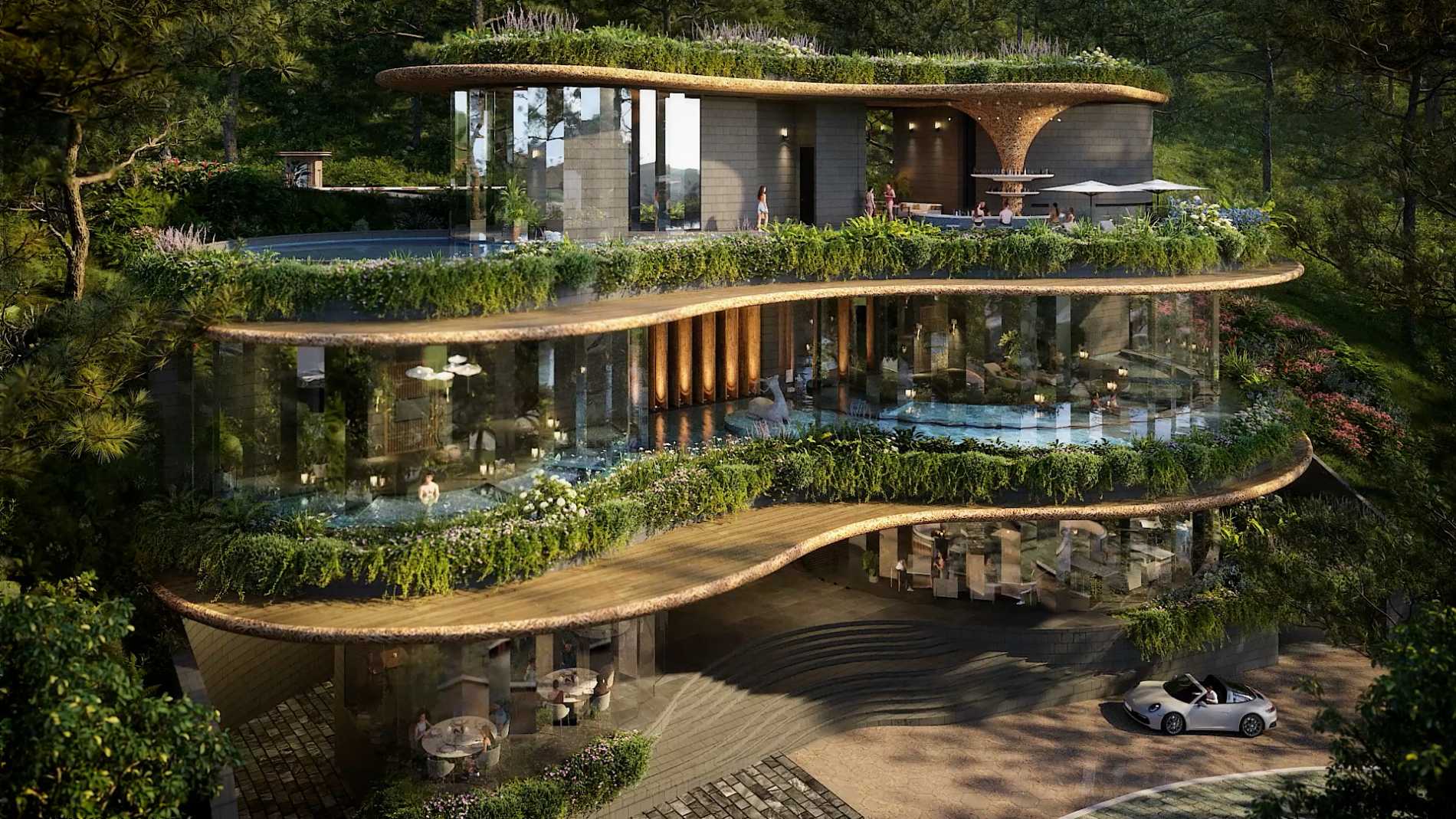 Onsen Wellness Center: Nghệ thuật khoáng nóng giữa miền thông reo Thanh Xuan Valley - Ảnh 1