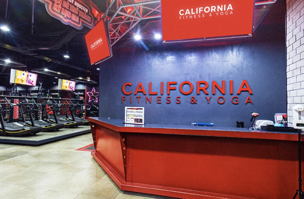 Một cơ sở của California Fitness & Yoga được quảng cáo trên website chính thức của đơn vị. Ảnh: California Fitness & Yoga