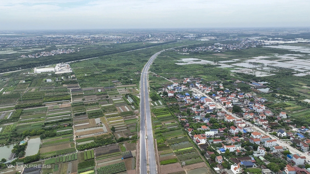 Đường liên kết vùng Hà Nội - Hưng Yên. Ảnh: Phạm Chiểu
