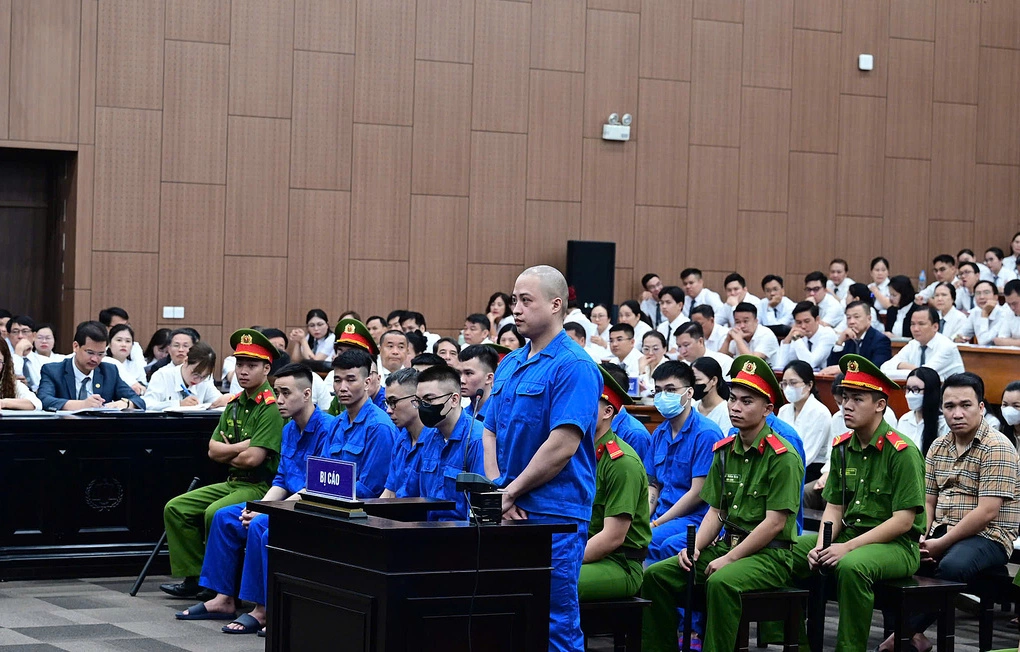 Bị cáo Phạm Minh Khôi tại tòa. Ảnh: Hoàng Giang