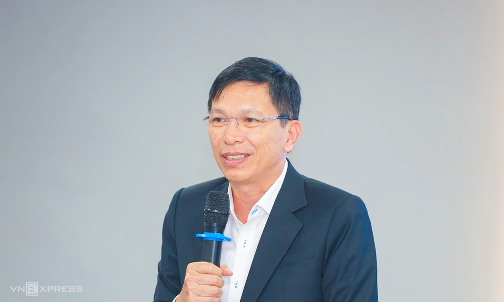 Ông Nguyễn Hữu Yên, Phó giám đốc Sở Khoa học và Công nghệ TP HCM, phát biểu tại sự kiện. Ảnh: Bảo Lâm