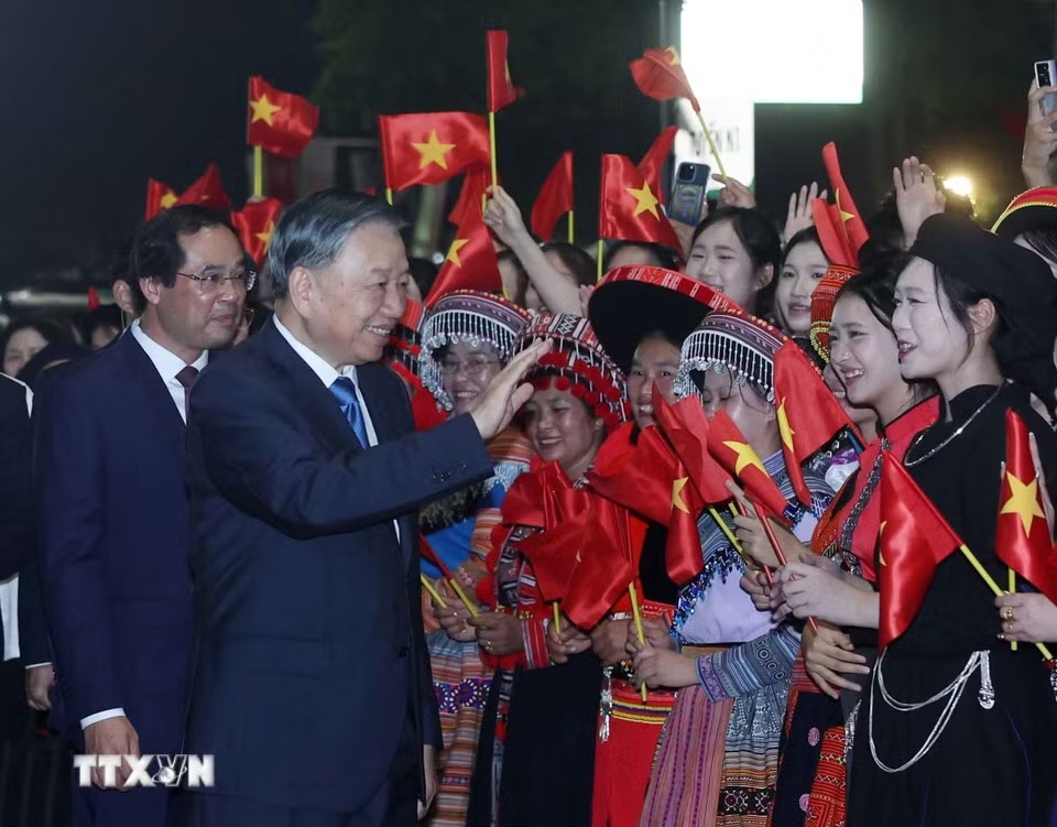 Tổng Bí thư, Chủ tịch nước Tô Lâm: Thái Nguyên cần phấn đấu là địa phương có hạ tầng đồng bộ, quản trị hiện đại - Ảnh 1