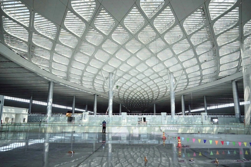 Bên trong Nhà ga hành khách sân bay Long Thành cuối tháng 9/20226. Ảnh: Trần Vũ