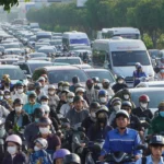 Cổ thụ đổ giữa đường, trung tâm TP HCM ùn tắc tứ phía