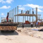 Tháo dỡ lều quán bủa vây nhà thờ đổ Hải Lý