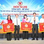 Khánh Hòa trao cờ xuất quân cho  đoàn thể thao tham dự Đại hội Thể thao toàn quốc