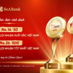 SeABank xếp thứ 16 trong Top 50 Doanh nghiệp lợi nhuận xuất sắc Việt Nam